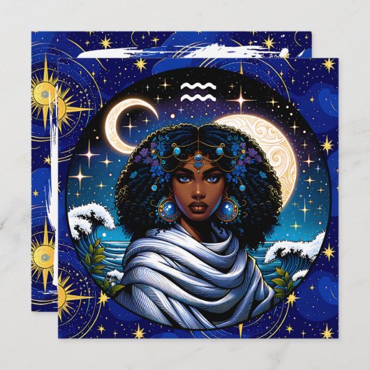 Aquarius Traits and Dates | Water Bearer (Voorkant / Achterkant)