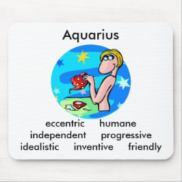  aquarius traits Cute Cartoon Zodiac Muismat