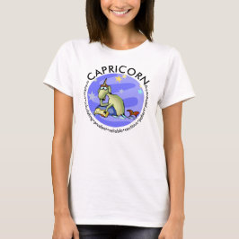  aquarius traits Cute Cartoon Zodiac T-shirt