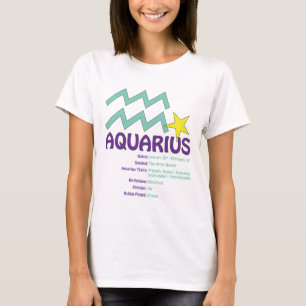 Aquarius Traits Dames T-Shirt