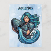 Aquarius Traits, Dates and Energy Briefkaart (Voorkant)