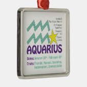 Aquarius Traits Ornament (Rechts)