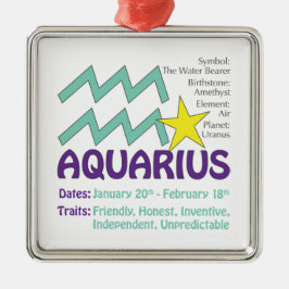 Aquarius Traits Ornament