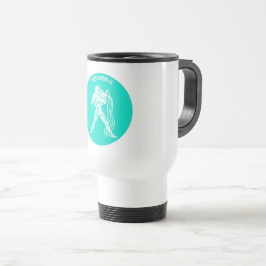 Aquarius Travel Mug Reisbeker (Voorkant rechts)