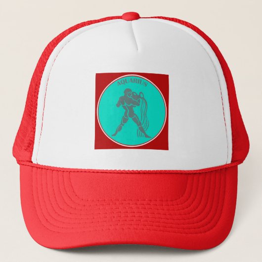 Aquarius Trucker Hat Pet (Voorkant)