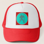 Aquarius Trucker Hat Trucker Pet (Voorkant)