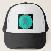 Aquarius Trucker Hat Trucker Pet (Voorkant)