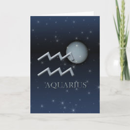 Aquarius Uranus Wenskaart Kaart
