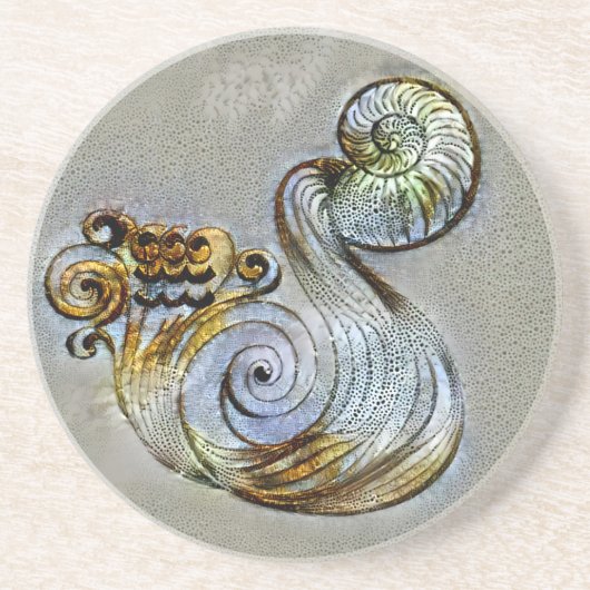 Aquarius Venice Zandsteen Onderzetter (Voorkant)