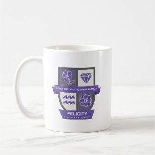Aquarius Verjaardag Crest™ voor 1-18 februari mok