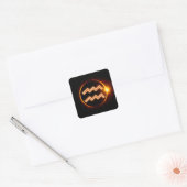 Aquarius Vierkante Sticker (Envelop)