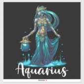 Aquarius Vinyl Sticker (Vel)