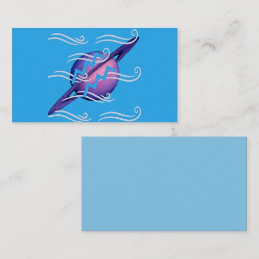 Aquarius Visitekaartje (Voorkant / Achterkant)