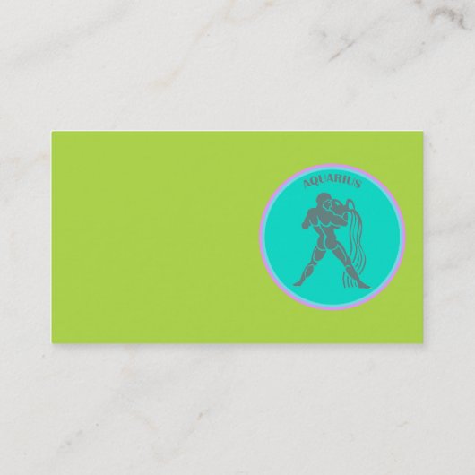 Aquarius Visitekaartje (Achterkant)