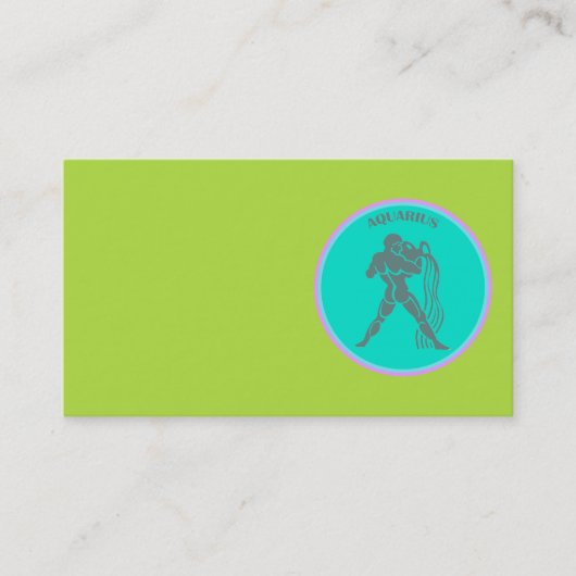 Aquarius Visitekaartje (Voorkant)