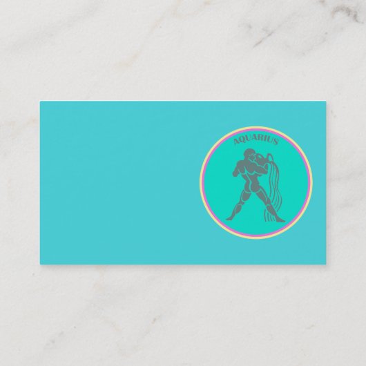 Aquarius Visitekaartje (Achterkant)