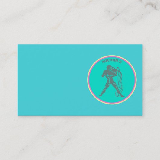 Aquarius Visitekaartje (Voorkant)