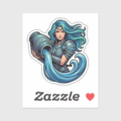 Aquarius Water Bearer Sticker (Vel)