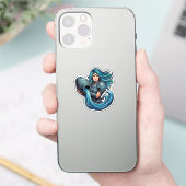 Aquarius Water Bearer Sticker (Telefoon)