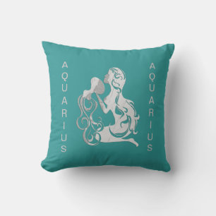 Aquarius Water Bearer Zodiac American jo Pillow Kussen
