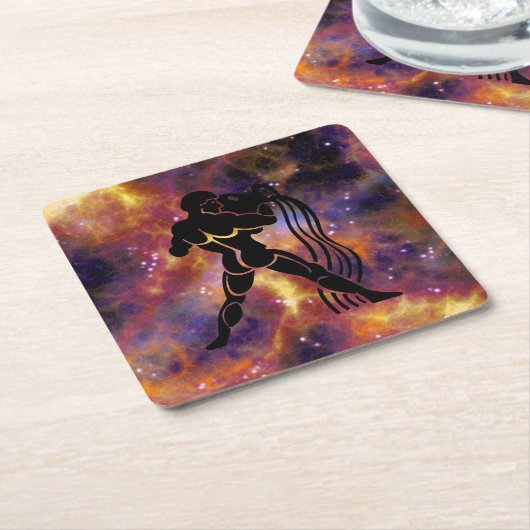 aquarius water carrier onderzetters (Schuin)