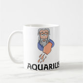 Aquarius Water Drager man water Koffiemok (Links)