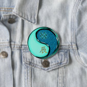 Aquarius & Water Dragon Ronde Button 7,6 Cm (In situ)