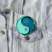 Aquarius & Water Horse Ronde Button 7,6 Cm (In situ)