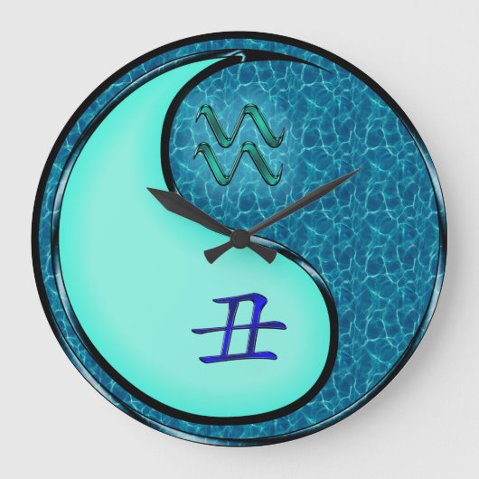 Aquarius & Water Ox Grote Klok (Voorkant)