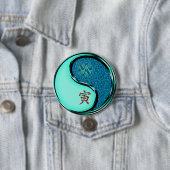 Aquarius & Water Tiger Ronde Button 7,6 Cm (In situ)
