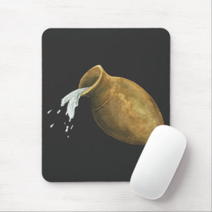 Aquarius waterdrager sterretje zodiastrologie muismat