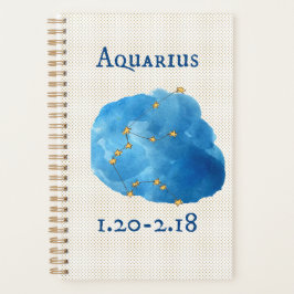 Aquarius-waterverf Planner