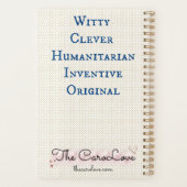 Aquarius-waterverf Planner (Achterkant)