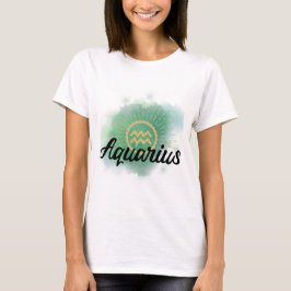Aquarius Waterverf Splash T-shirt
