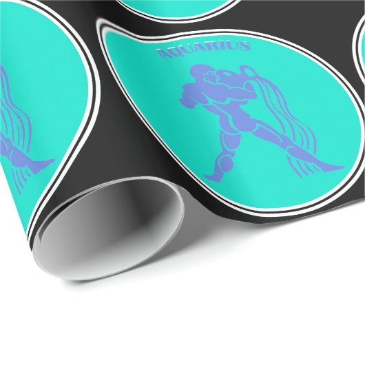 Aquarius Wrapping Paper Cadeaupapier (Rol Hoek)