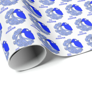 Aquarius Wrapping Paper Cadeaupapier
