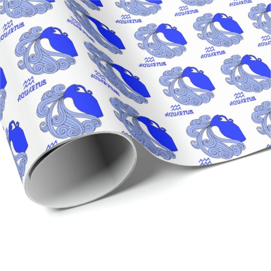 Aquarius Wrapping Paper Cadeaupapier (Rol Hoek)