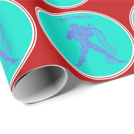 Aquarius Wrapping Paper Cadeaupapier (Rol Hoek)