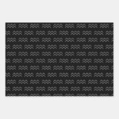 Aquarius Wrapping Paper Flat Sheet Set van 3 (Voorkant 2)