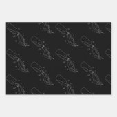 Aquarius Wrapping Paper Flat Sheet Set van 3 (Voorkant)