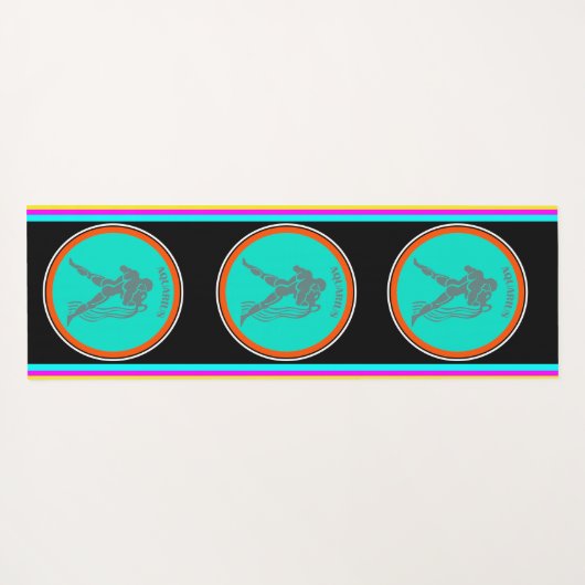 Aquarius Yoga Mat (Achterkant (horizontaal))