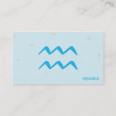 Aquarius - Zakelijk Visitekaartje (Achterkant)