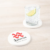 Aquarius Zandsteen Onderzetter (Zijkant)