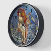 Aquarius Zeemeermin Gotische Blauwe Kunst (Hoek)