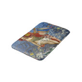 Aquarius Zeemeermin Gotische Blauwe Kunst Badmat (Gekanteld)