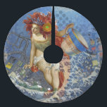Aquarius Zeemeermin Gotische Blauwe Kunst Kerstboom Rok<br><div class="desc">Een mooie vrouw die in de zee speelt - Een vrolijke vintage zeemeermin-maagd is een collage met antieke beelden van een mooie vrouw,  een octopus,  een theekopje en de oceaan. Aquarius is het thema.</div>