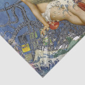 Aquarius Zeemeermin Gotische Blauwe Kunst Tissuepapier (Detail)