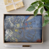 Aquarius Zeemeermin Gotische Blauwe Kunst Tissuepapier (Geschenk)