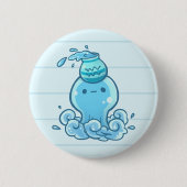 Aquarius Zodiac Animal Button (Voorkant)