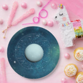 Aquarius Zodiac Astrological Sign - Planet Uranus Papieren Bordje (Feest)